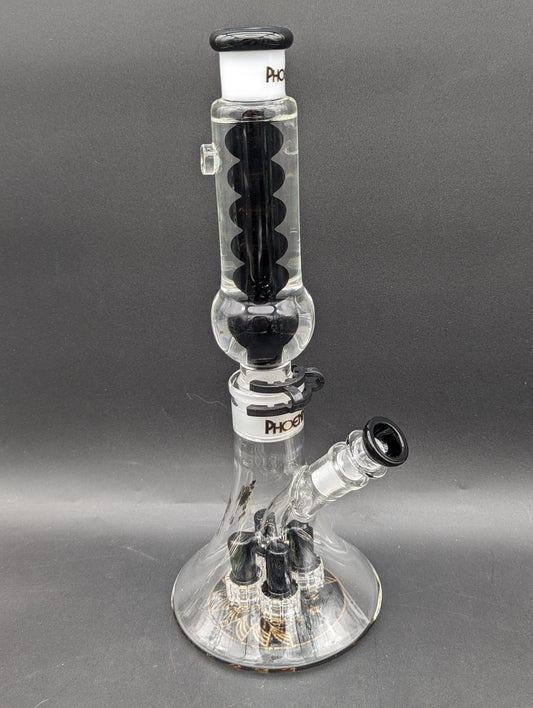 Phoenix 14" Glycerin Quad Matrix Bong - Meech Madness Smoke Shop