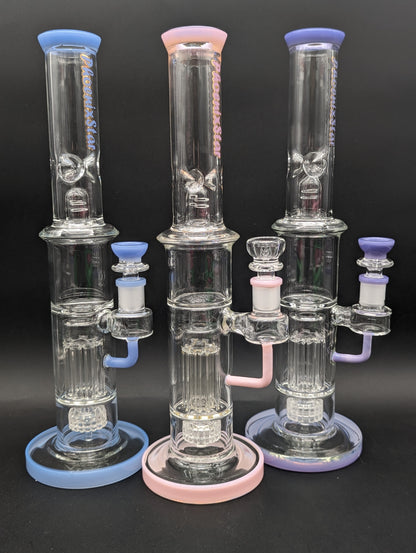 Phoenix 14" Peyote Pillar Straight Tube - Meech Madness Smoke Shop