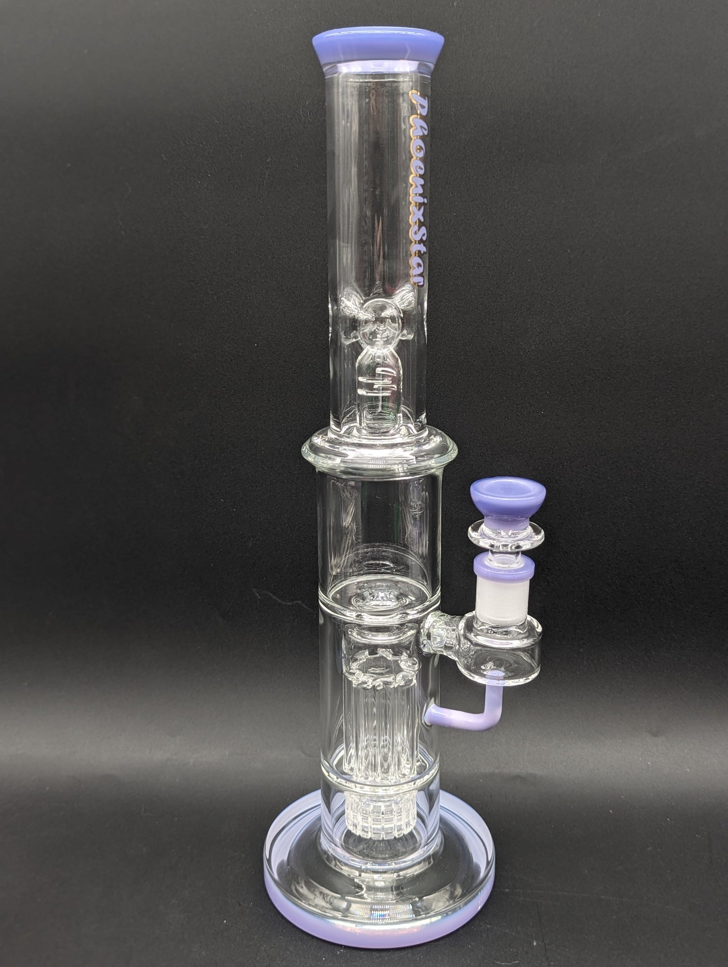 Phoenix 14" Peyote Pillar Straight Tube - Meech Madness Smoke Shop