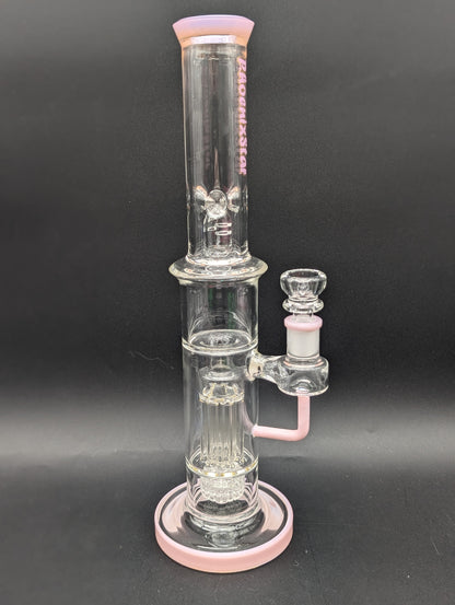 Phoenix 14" Peyote Pillar Straight Tube - Meech Madness Smoke Shop