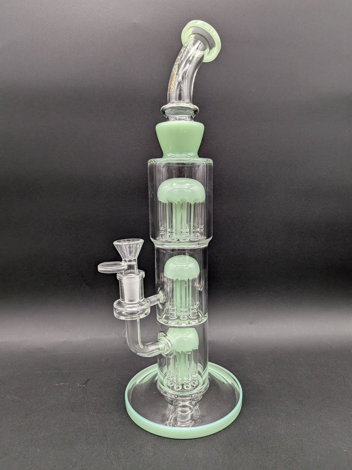 Phoenix 14" Triple Tree Bent Neck Bong