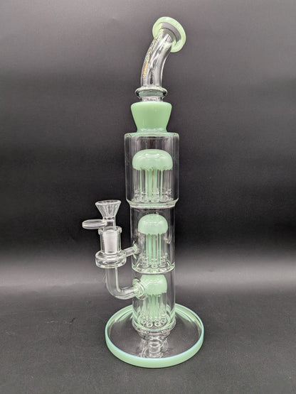 Phoenix 14" Triple Tree Bent Neck Bong