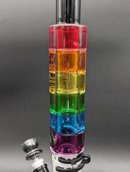 Phoenix 16" Detachable Rainbow Freeze Bong - Meech Madness Smoke Shop