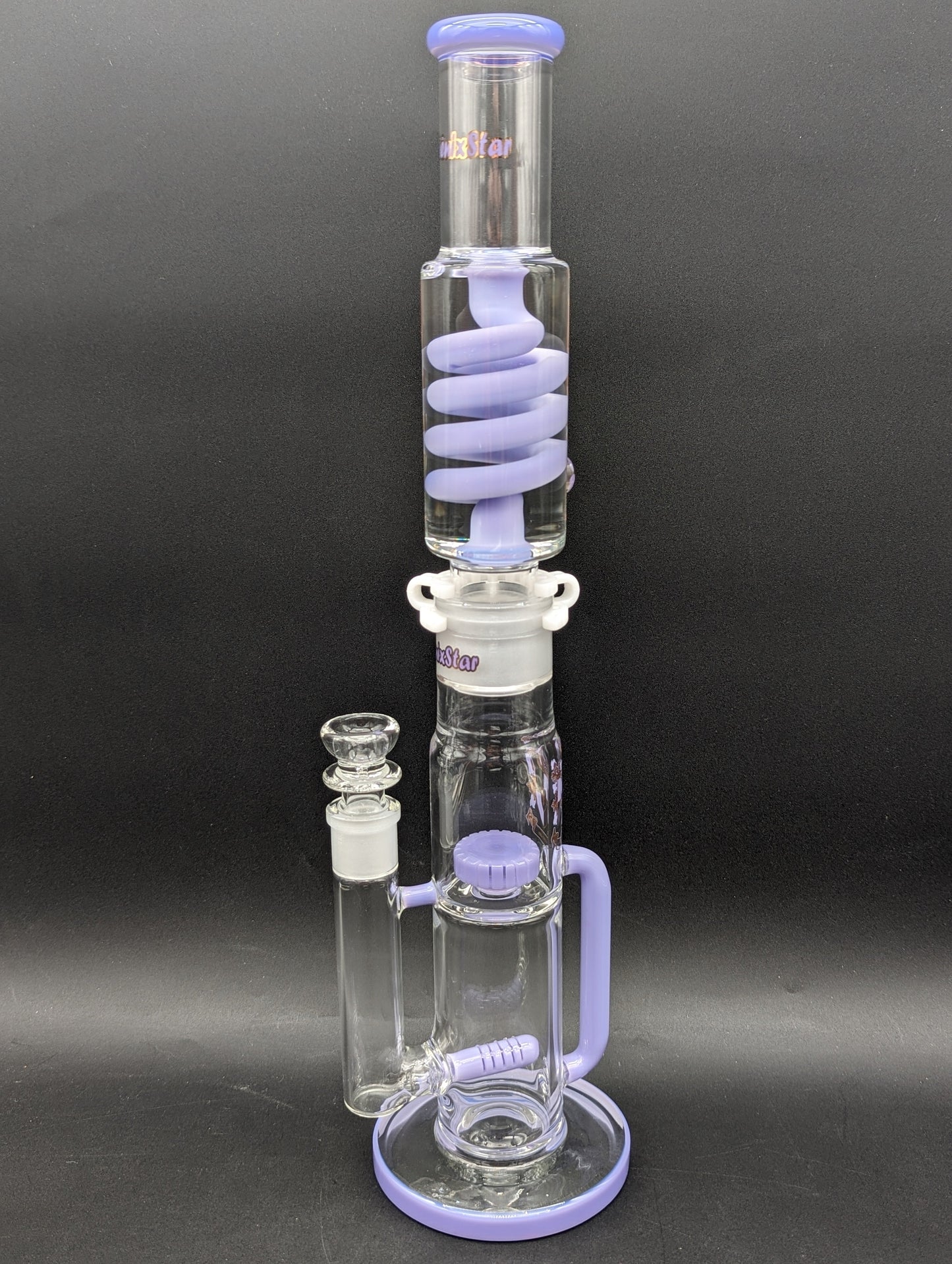 Phoenix 17" Dual Perc Glycerin Recycler Tube-Avernic Smoke Shop
