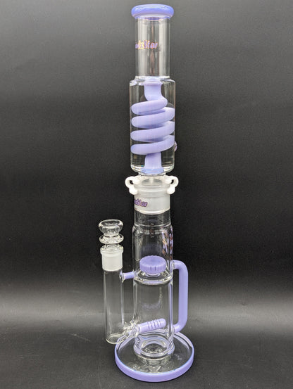 Phoenix 17" Dual Perc Glycerin Recycler Tube-Avernic Smoke Shop
