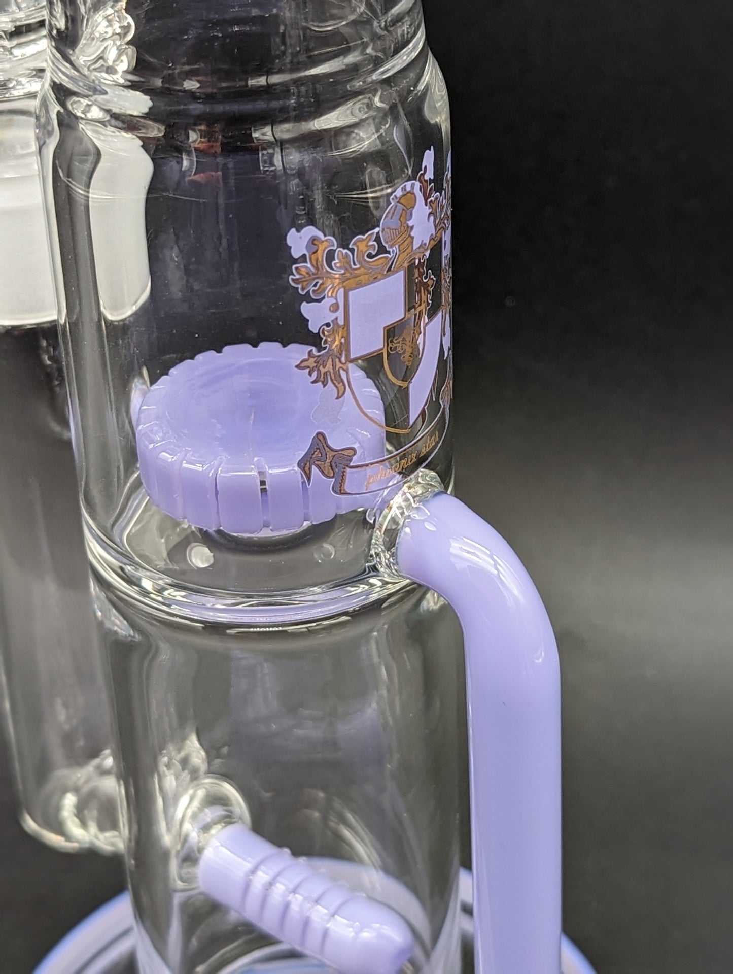 Phoenix 17" Dual Perc Glycerin Recycler Tube-Avernic Smoke Shop