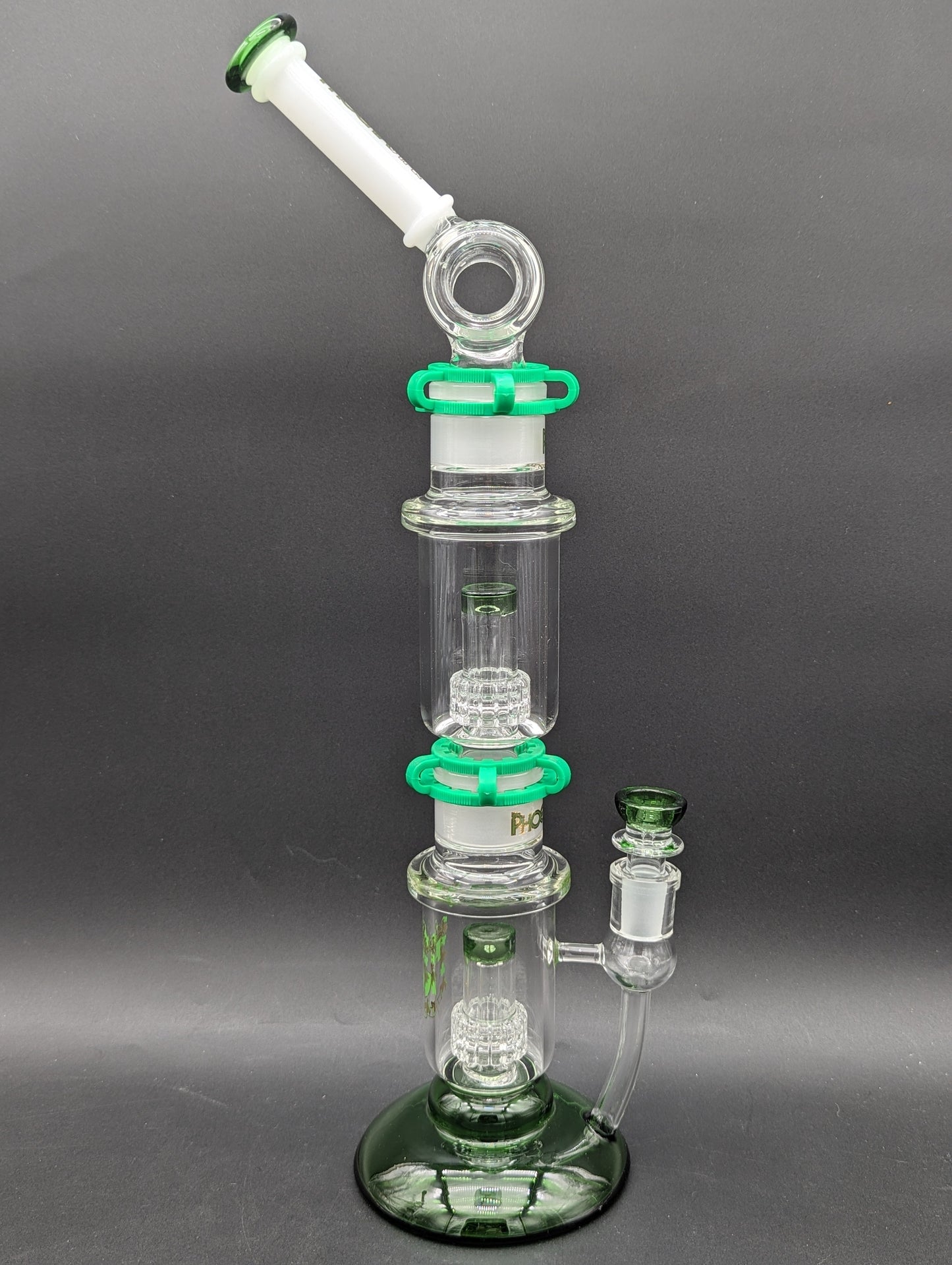 Phoenix 18" Stackable Matrix Hollow Foot Bong-Avernic Smoke Shop
