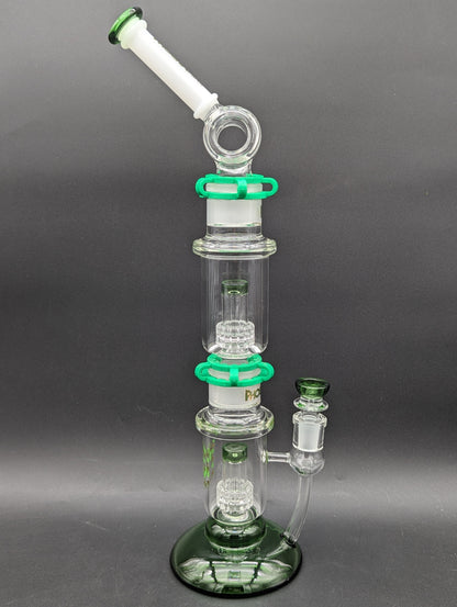 Phoenix 18" Stackable Matrix Hollow Foot Bong-Avernic Smoke Shop