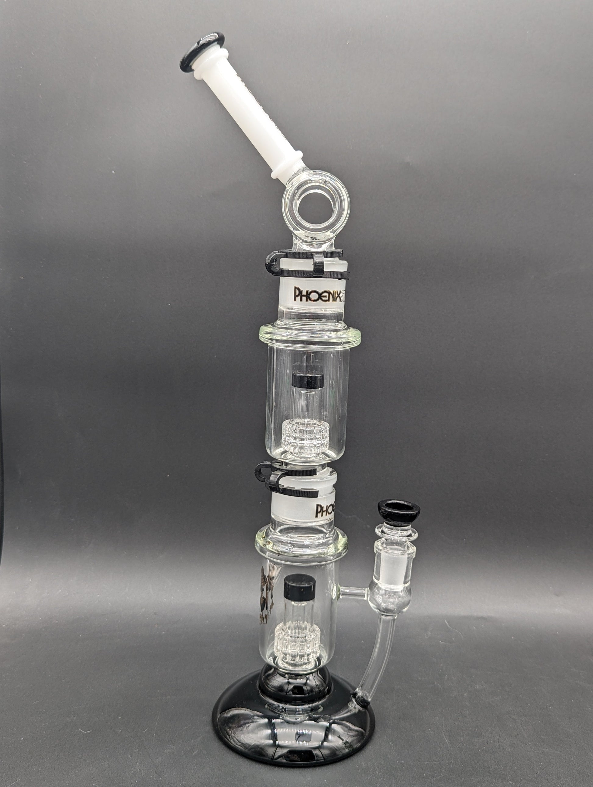 Phoenix 18" Stackable Matrix Hollow Foot Bong-Avernic Smoke Shop