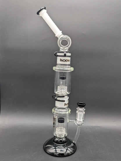 Phoenix 18" Stackable Matrix Hollow Foot Bong-Avernic Smoke Shop