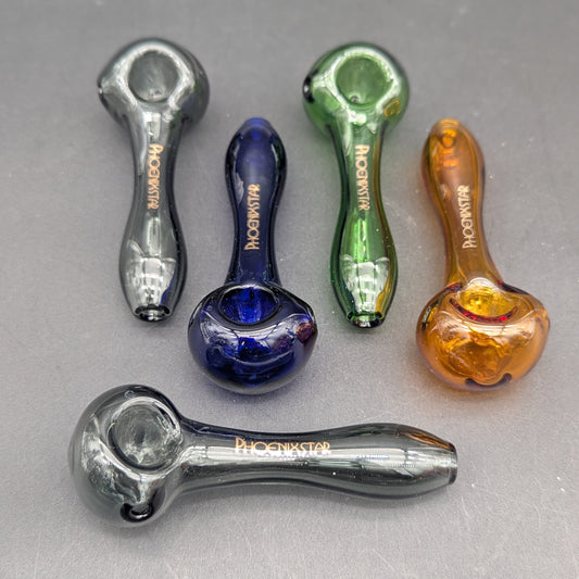Phoenix 4" Solid Color Skinny Pipe-Avernic Smoke Shop