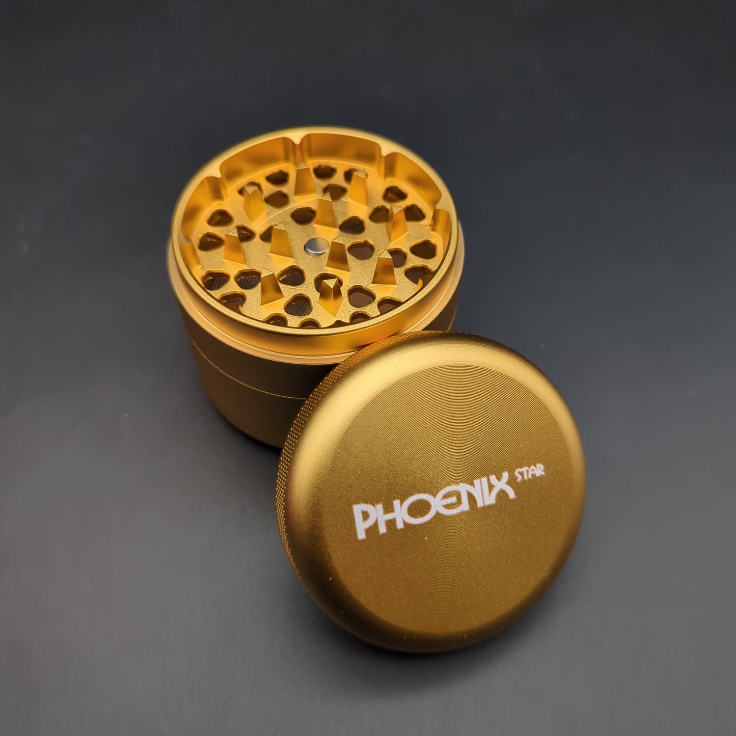 Phoenix 4 Stage Rounded Herb Grinder - Avernic Smoke Shop