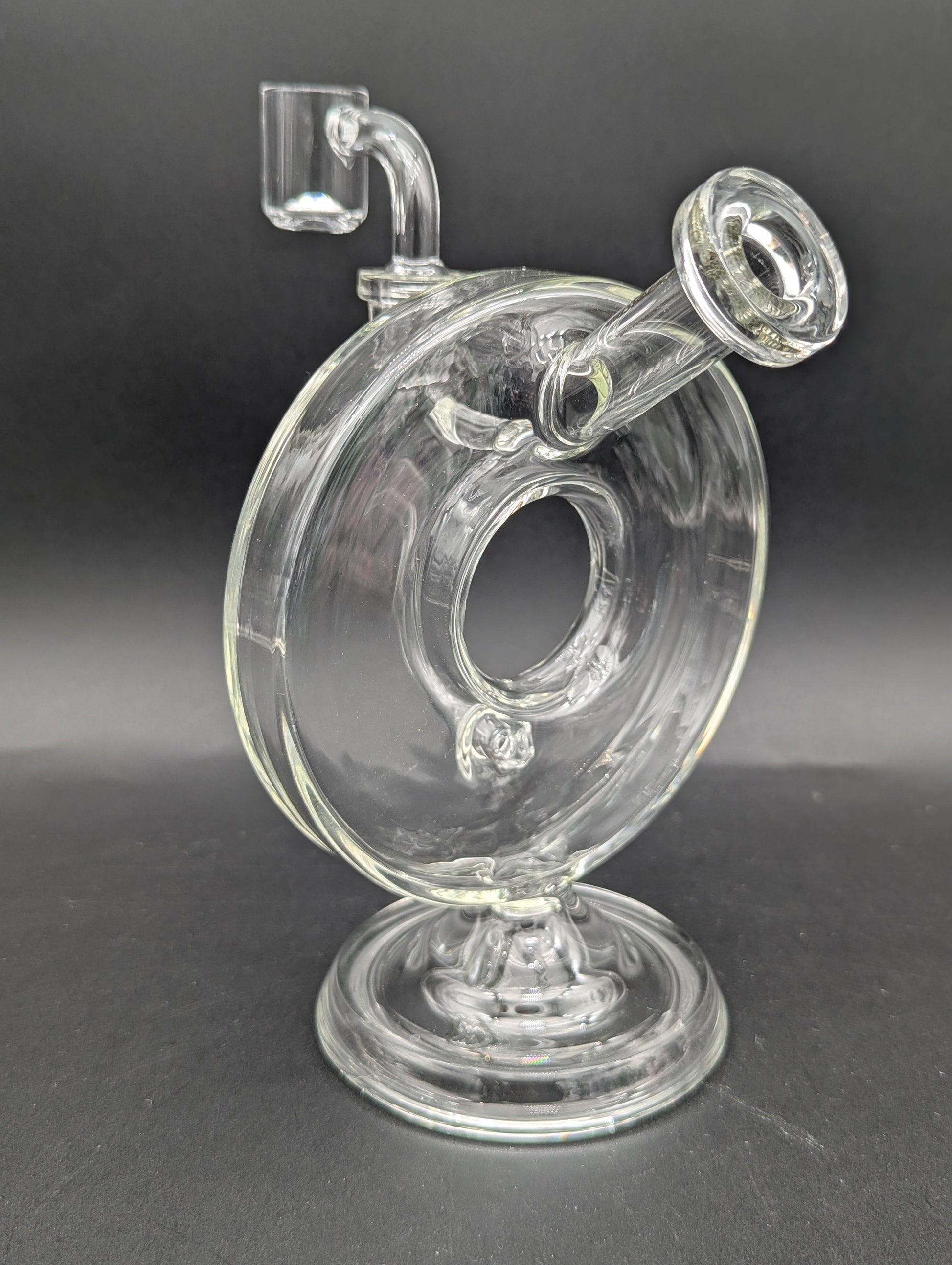 Phoenix 6.5" Clear Donut Dab RIg-Avernic Smoke Shop
