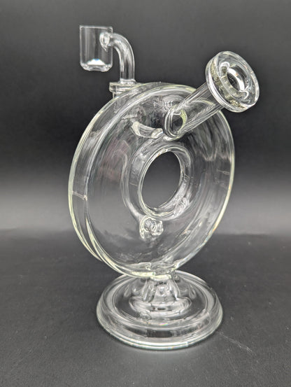 Phoenix 6.5" Clear Donut Dab RIg-Avernic Smoke Shop