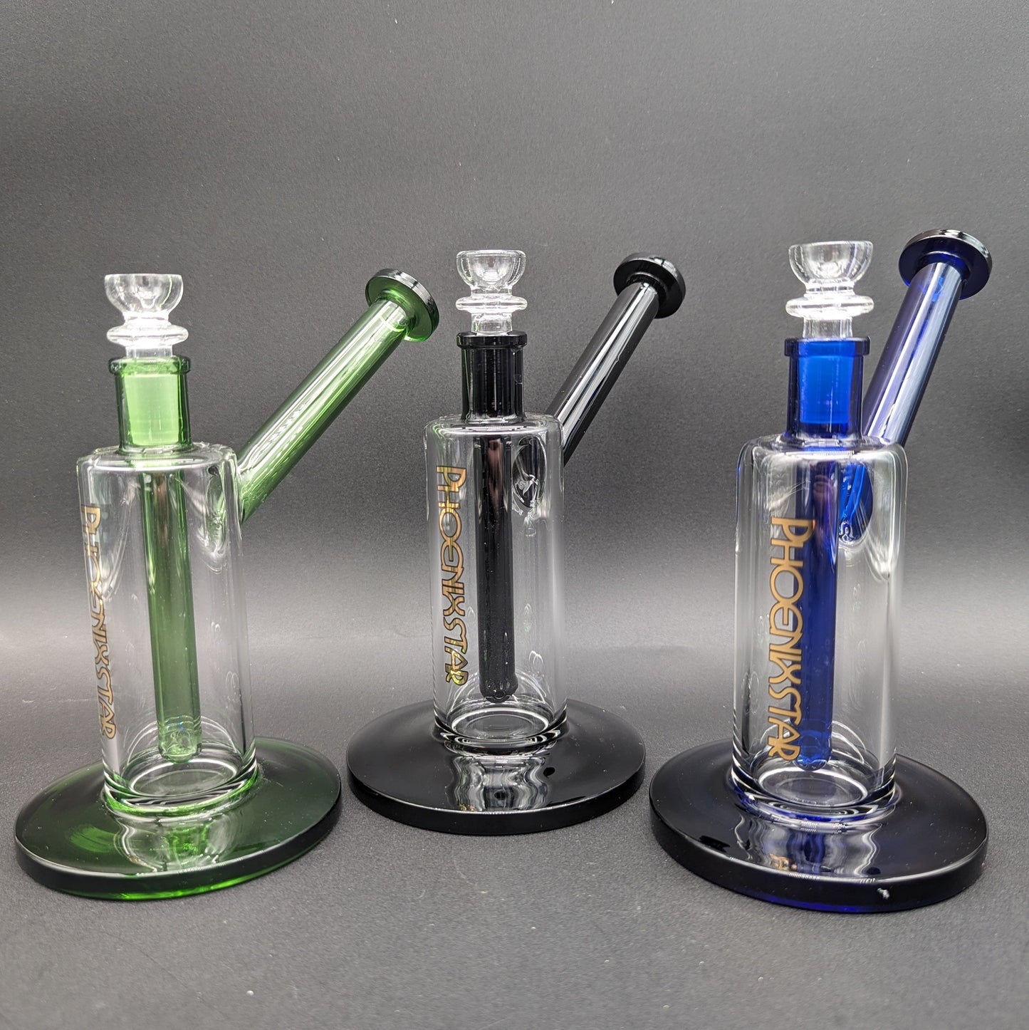 Phoenix 7" Upright Standing Bubbler-Avernic Smoke Shop
