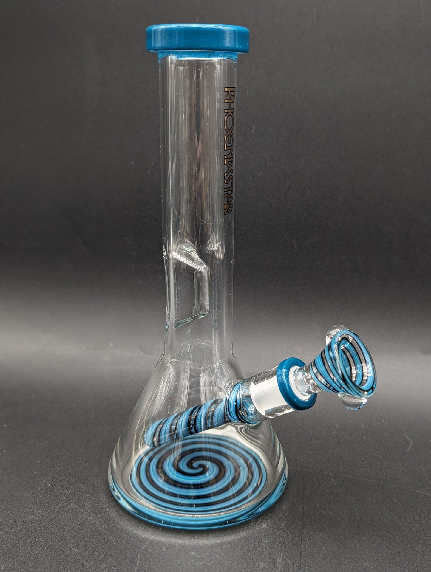 Phoenix 8" Beaker w/ Worked Downstem