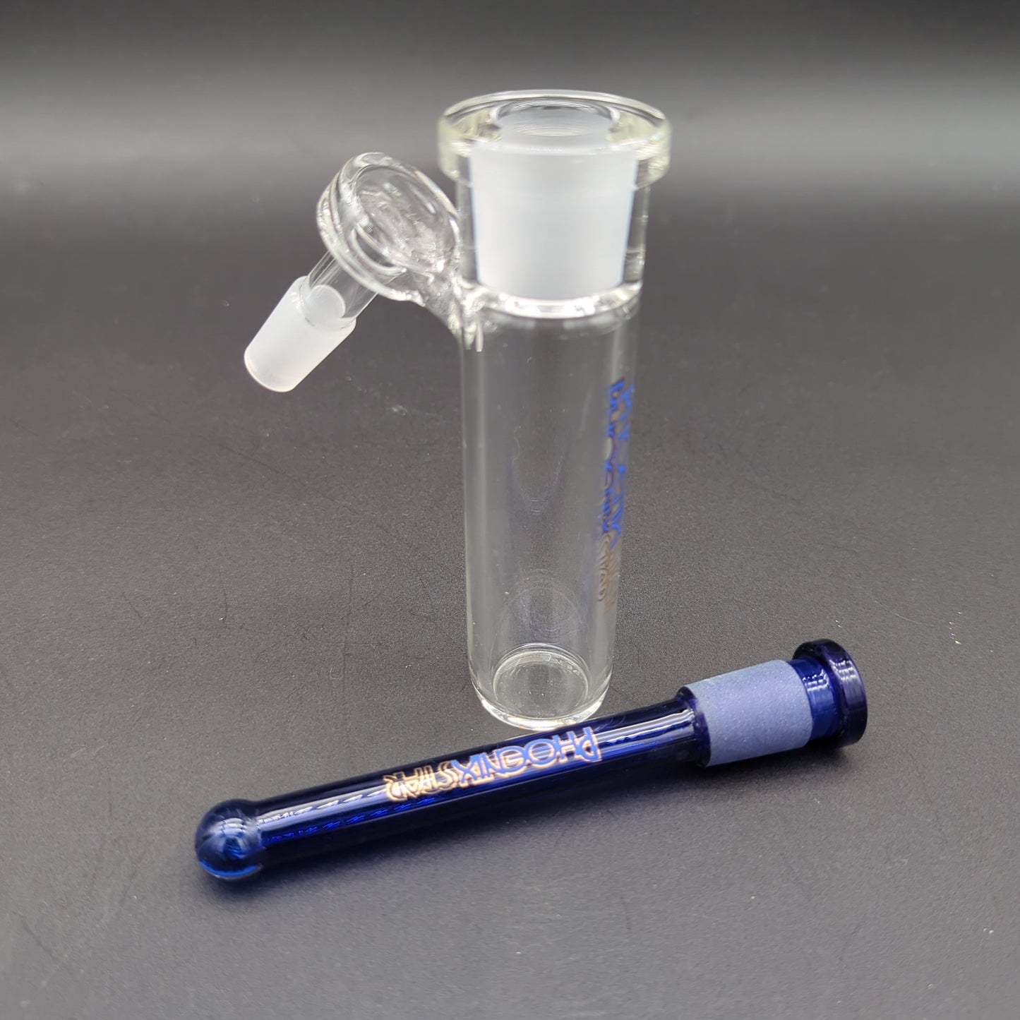 Phoenix Ash Catcher w/ Slitted Downstem 14mm 45°-Avernic Smoke Shop
