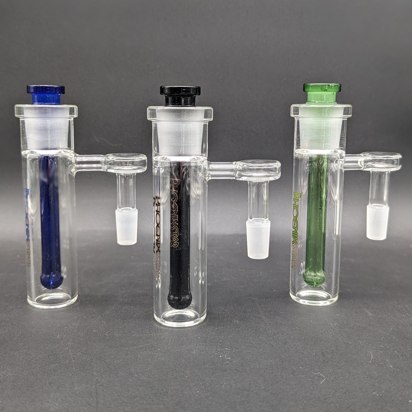 Phoenix Ash Catcher w/ Slitted Downstem 14mm 90°-Avernic Smoke Shop