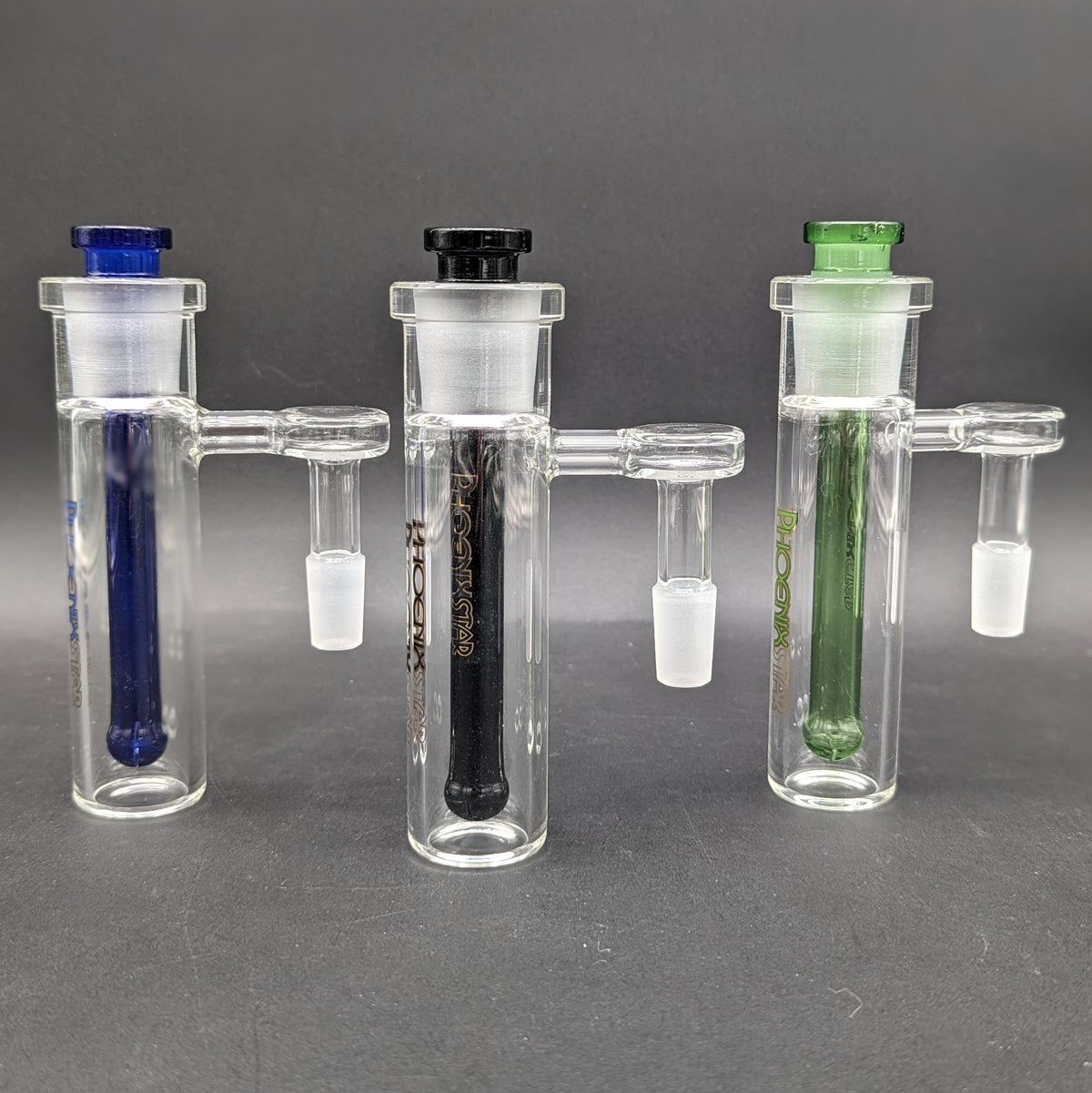 Phoenix Ash Catcher w/ Slitted Downstem 14mm 90°-Avernic Smoke Shop