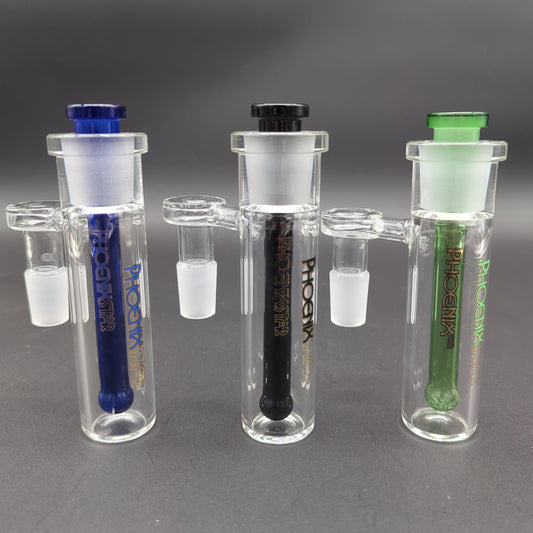 Phoenix Ash Catcher w/ Slitted Downstem 18mm 90° - Meech Madness Smoke Shop