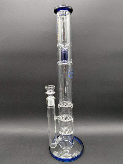 Phoenix Glass 17.5" Triple Honeycomb Straight Tube