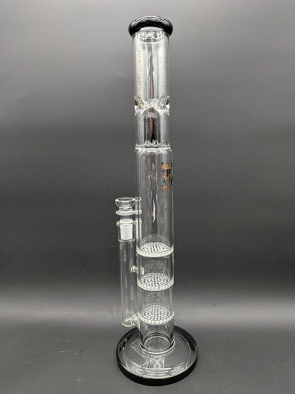 Phoenix Glass 17.5" Triple Honeycomb Straight Tube