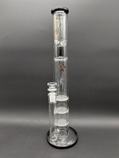 Phoenix Glass 17.5" Triple Honeycomb Straight Tube