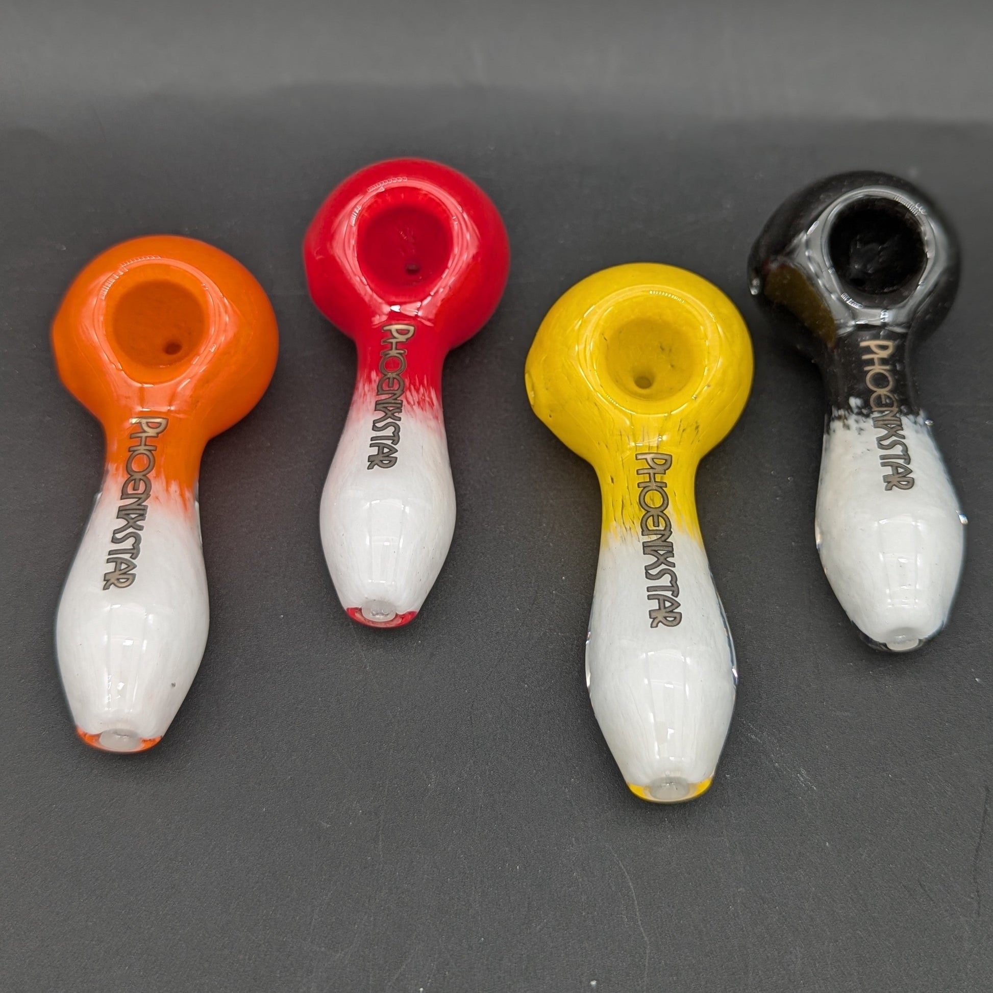 Phoenix Glass 4" Dual Color Pipe-Avernic Smoke Shop