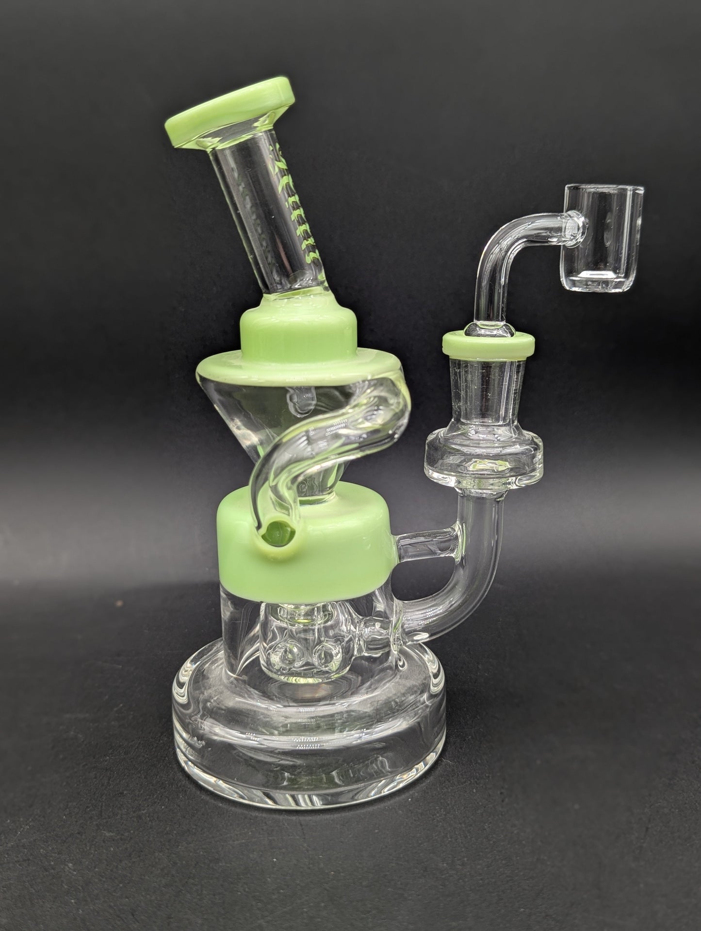 Phoenix Glass 7" Recycler Dab Rig-Avernic Smoke Shop