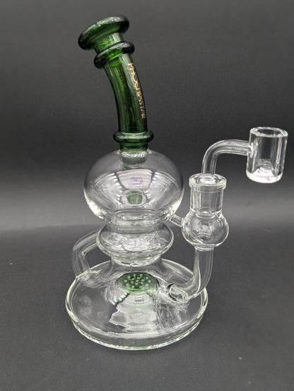 Phoenix Glass Jet Perc Recycler Rig-Avernic Smoke Shop