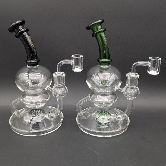 Phoenix Glass Jet Perc Recycler Rig-Avernic Smoke Shop