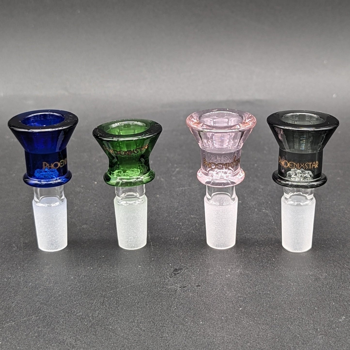 Phoenix Glass Solid Color Screened Bowl 14mm - Meech Madness Smoke Shop