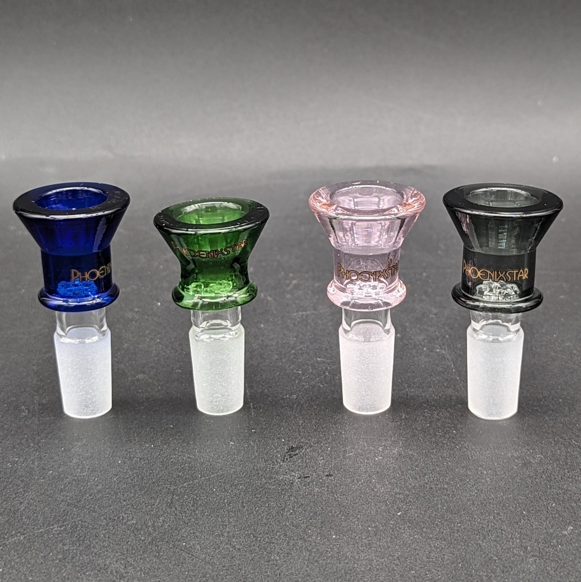 Phoenix Glass Solid Color Screened Bowl 14mm - Meech Madness Smoke Shop