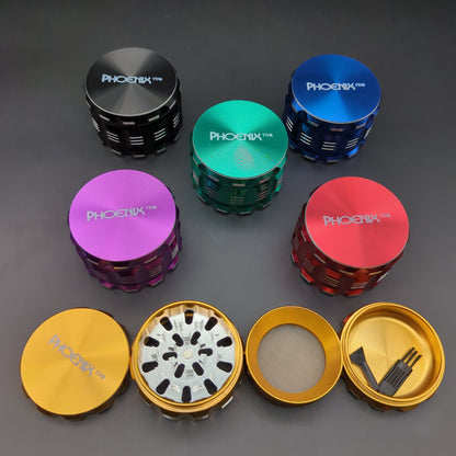 Phoenix Gripped 4 Stage Grinders - Avernic Smoke Shop