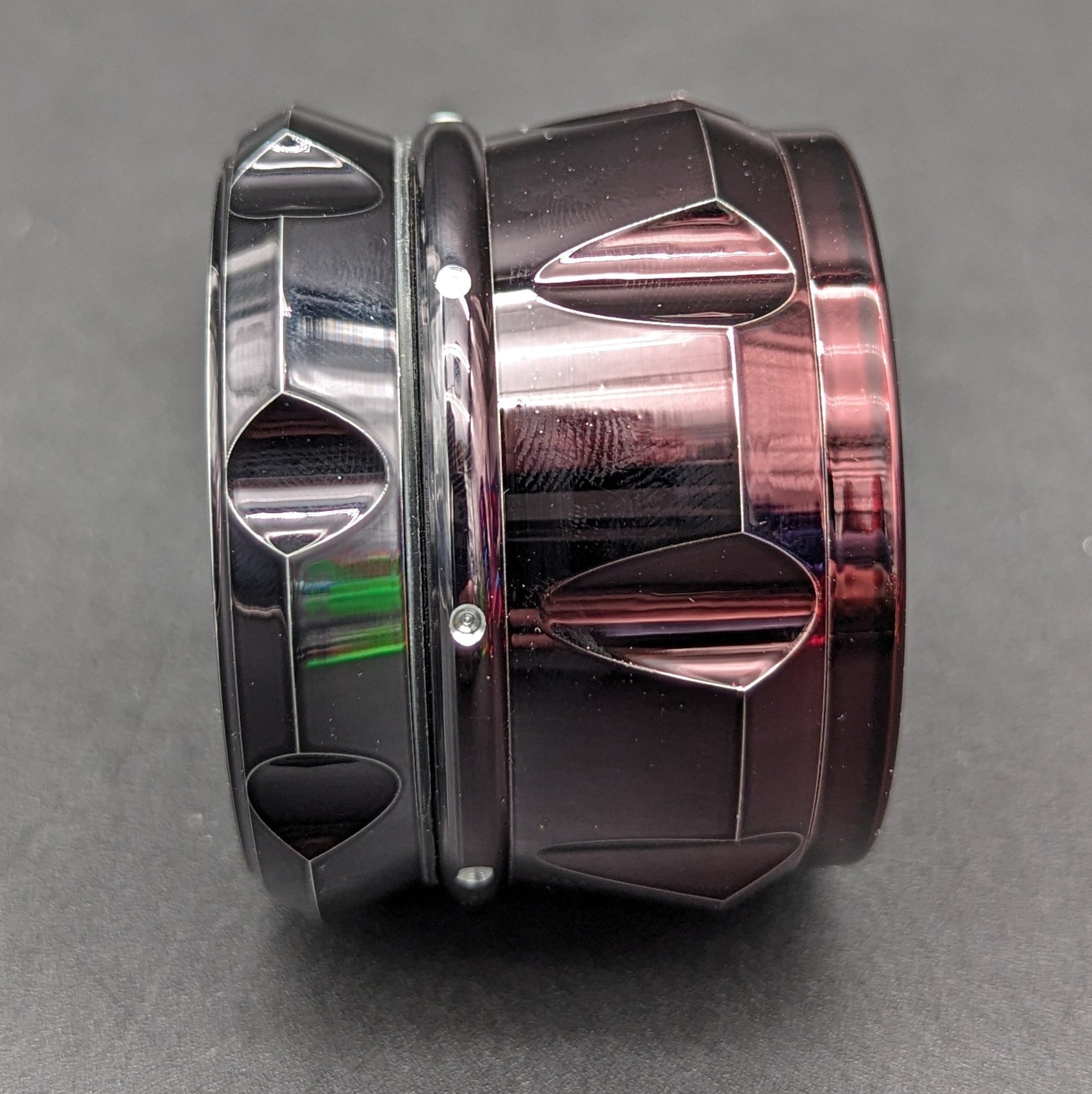 Phoenix Mini 50mm Chrome Herb Grinder-Avernic Smoke Shop