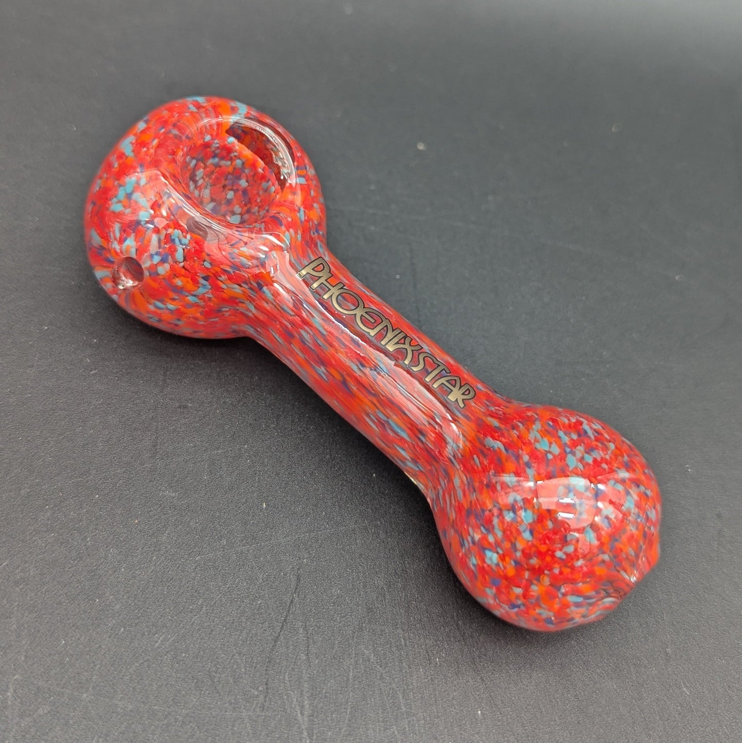 Phoenix Multi Fritted Spoon Pipe-Avernic Smoke Shop