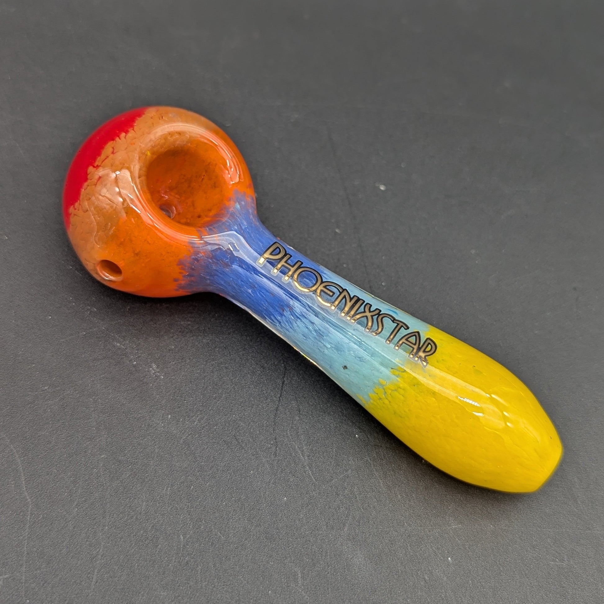Phoenix Rainbow Layered Hand Pipe-Avernic Smoke Shop
