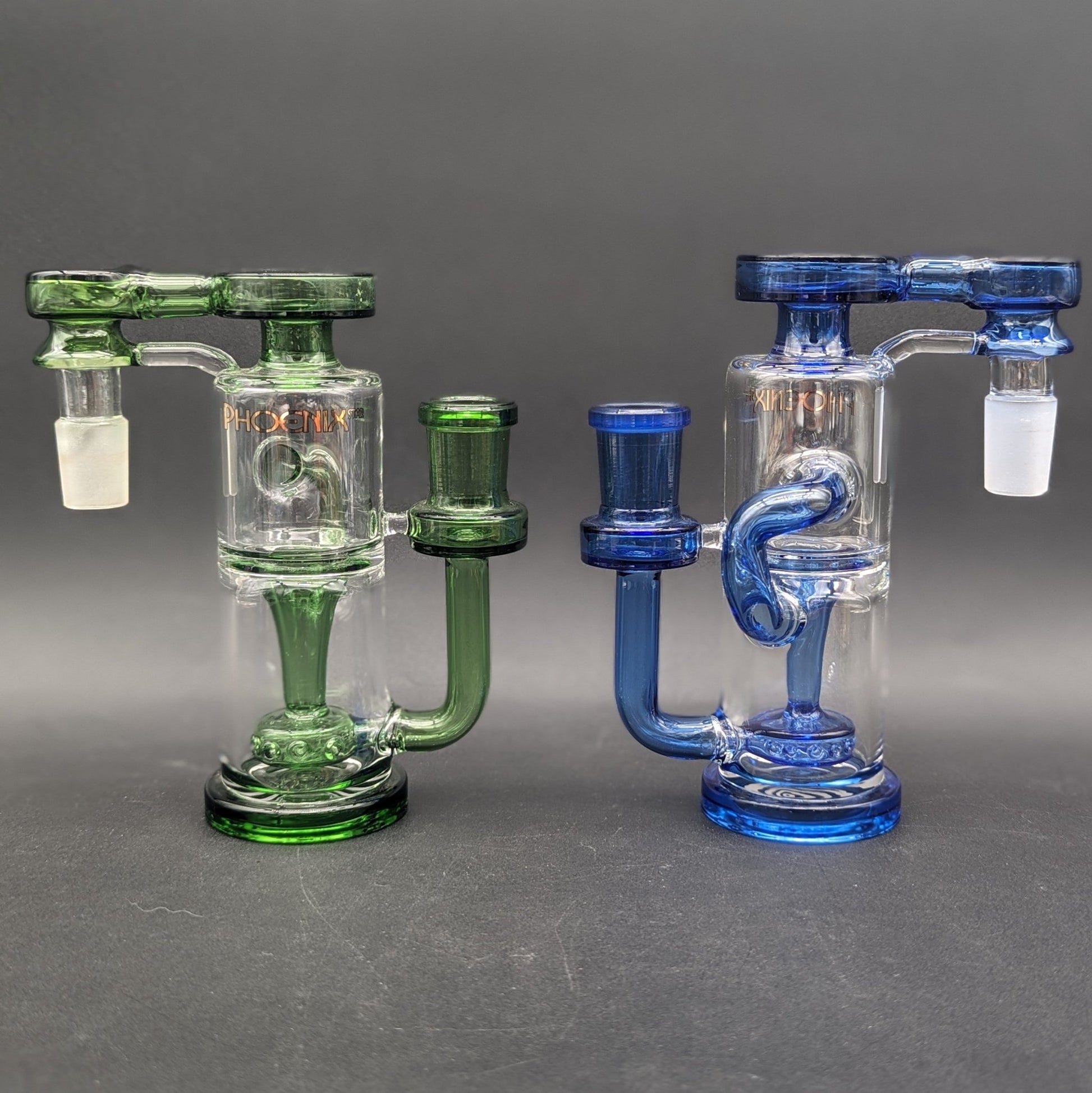 Phoenix Recycler Ash Catcher w/ Drain 18mm 90 Degrees - Meech Madness Smoke Shop