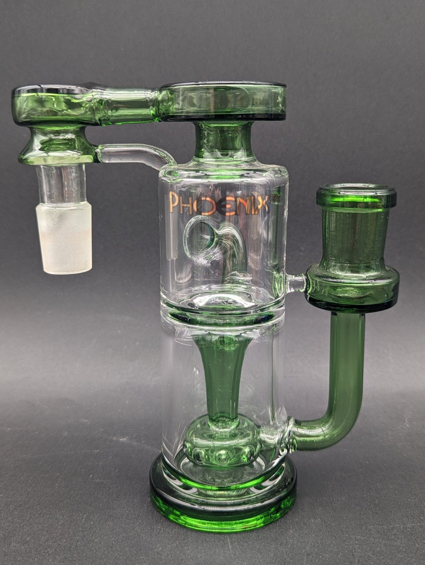Phoenix Recycler Ash Catcher w/ Drain 18mm 90 Degrees - Meech Madness Smoke Shop