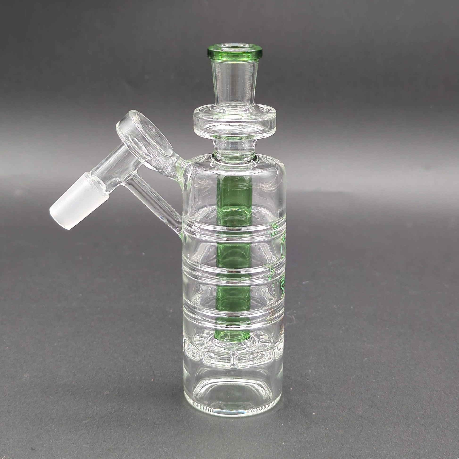 Phoenix Ribbed Ash Catcher with Perc 14mm 45°-Avernic Smoke Shop