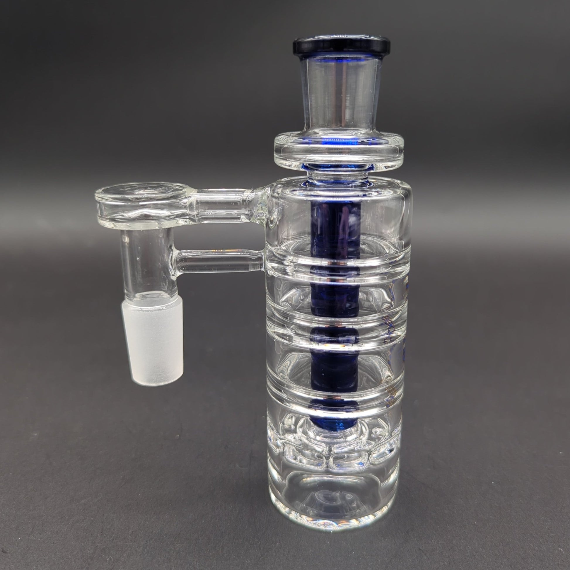 Phoenix Ribbed Ash Catcher with Perc 18mm 90° - Meech Madness Smoke Shop