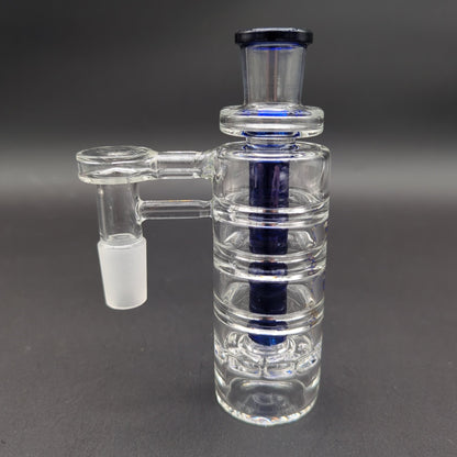 Phoenix Ribbed Ash Catcher with Perc 18mm 90° - Meech Madness Smoke Shop