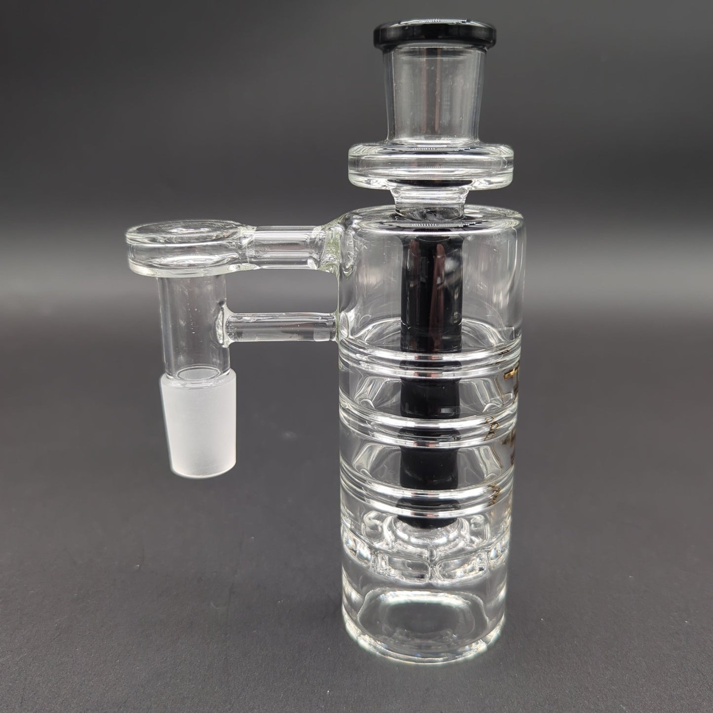 Phoenix Ribbed Ash Catcher with Perc 18mm 90° - Meech Madness Smoke Shop