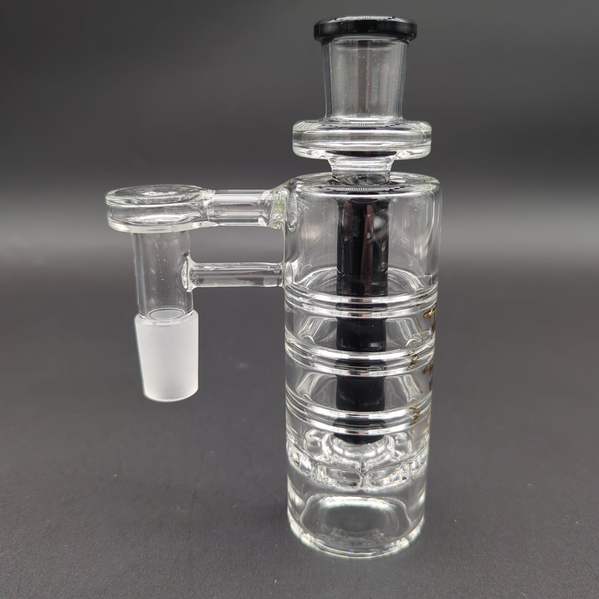 Phoenix Ribbed Ash Catcher with Perc 18mm 90° - Meech Madness Smoke Shop