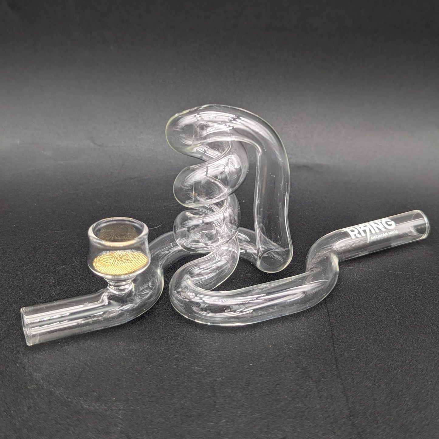 Phoenix Rising Upward Spiral Hand Pipe | 7" - Meech Madness Smoke Shop