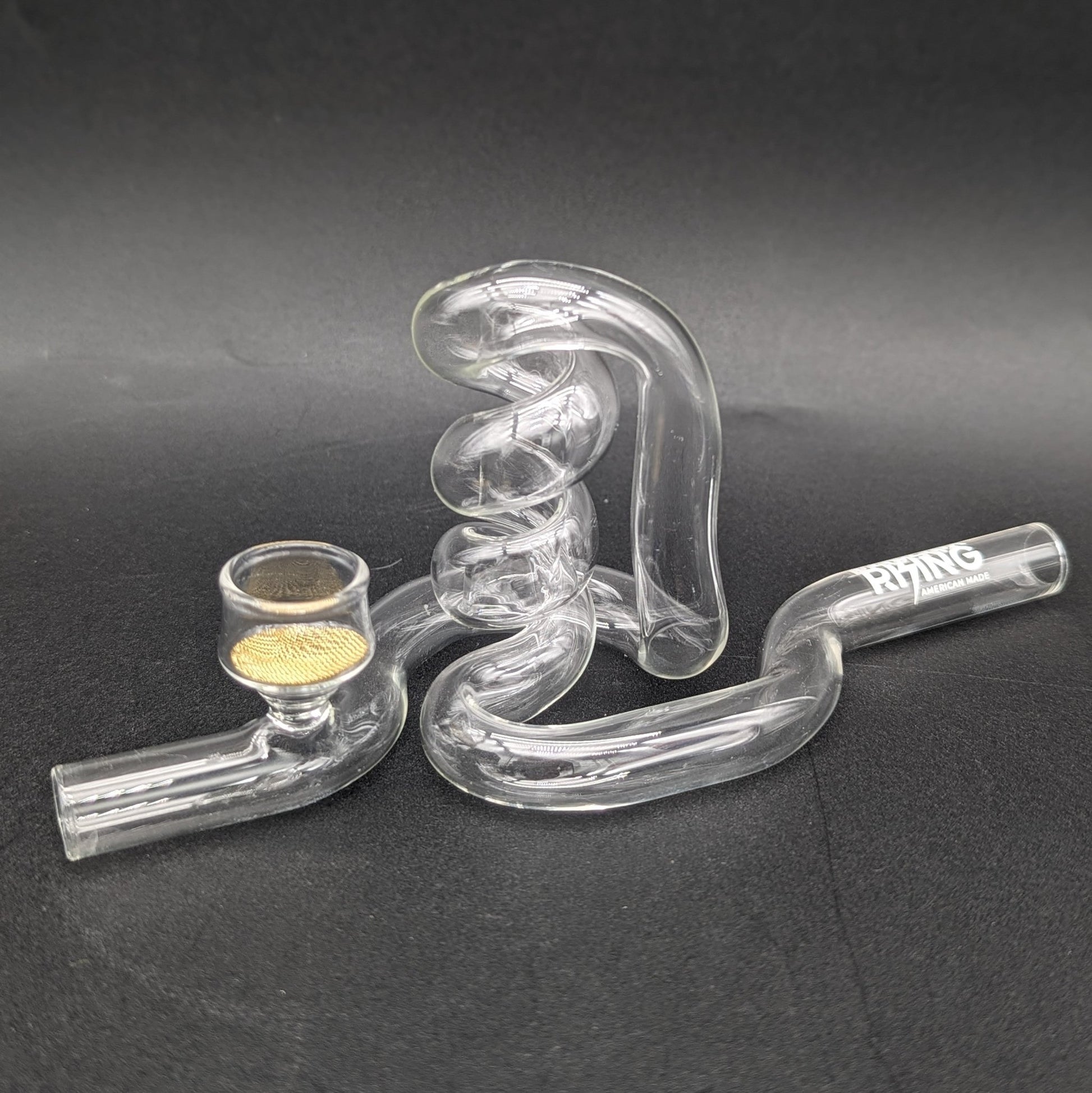 Phoenix Rising Upward Spiral Hand Pipe | 7" - Meech Madness Smoke Shop