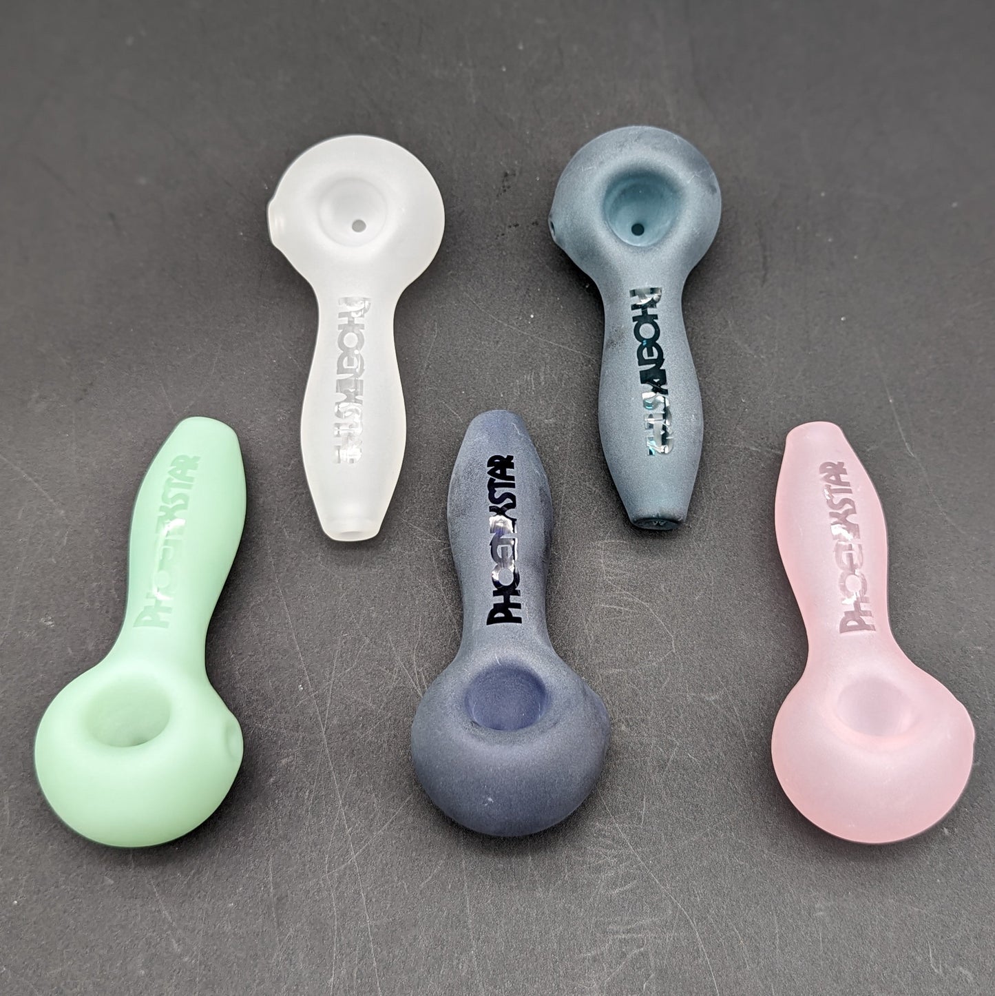 Phoenix Sandblasted 4" Spoon Pipe-Avernic Smoke Shop