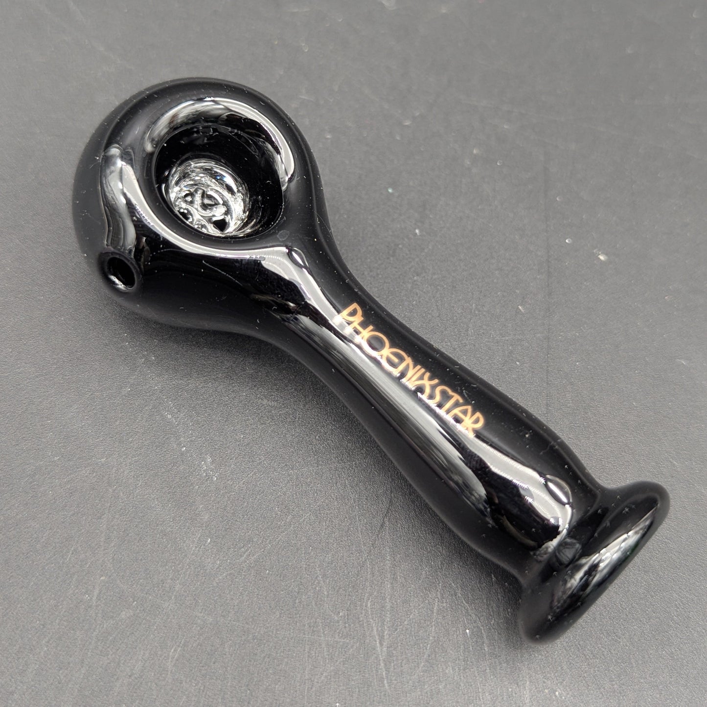 Phoenix Solid Color Screen Pipe w/ Flat Mouth-Avernic Smoke Shop