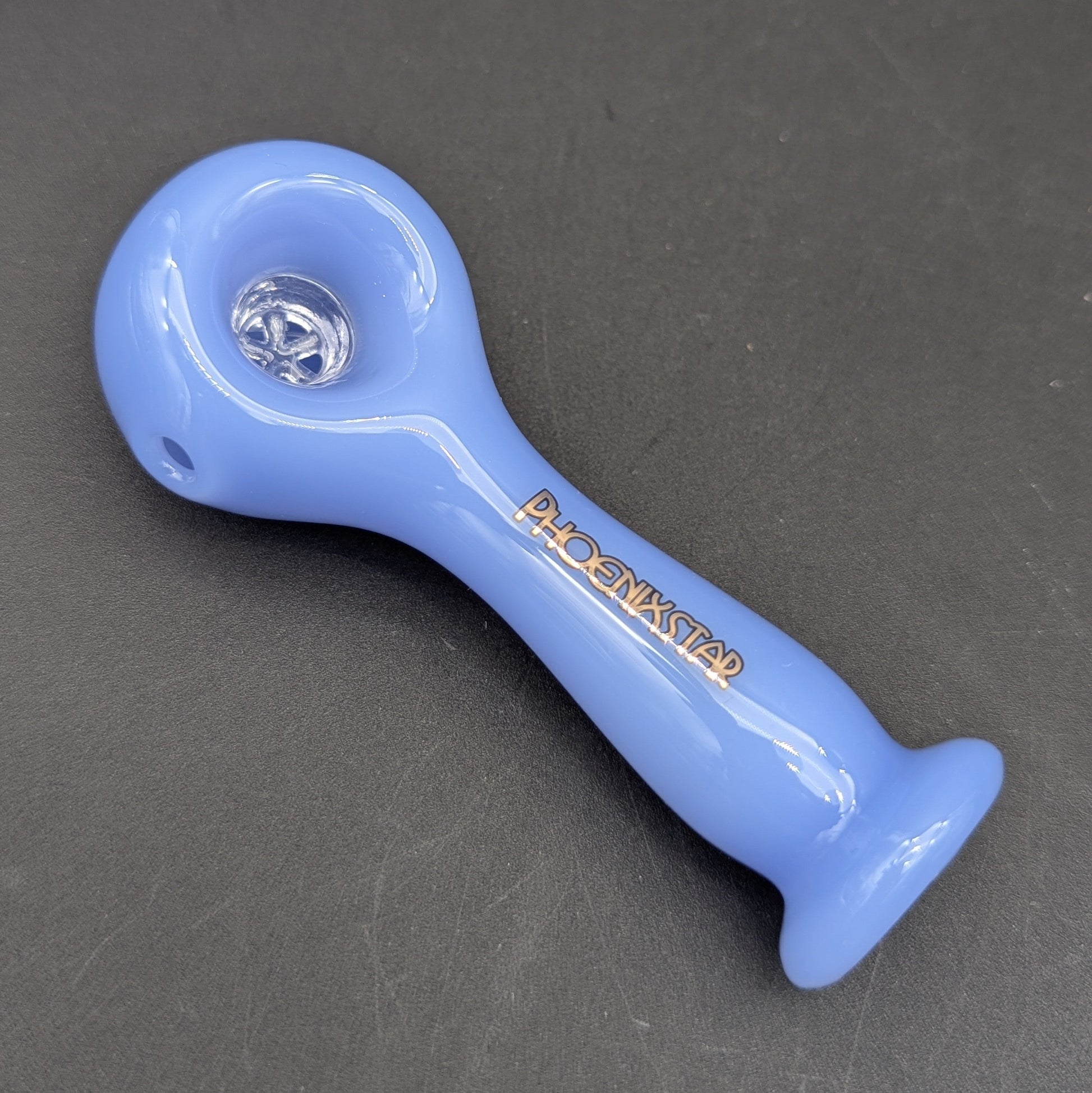 Phoenix Solid Color Screen Pipe w/ Flat Mouth-Avernic Smoke Shop