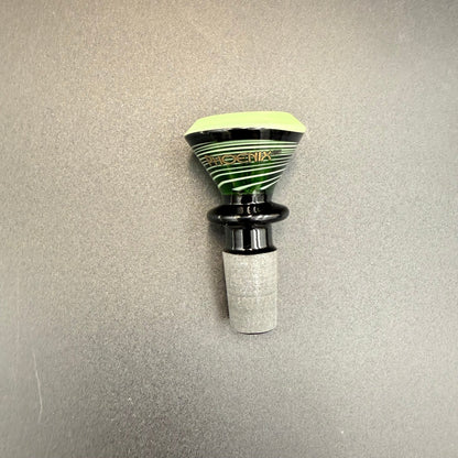 Phoenix Star 14mm Striped Bowl Slide - Meech Madness Smoke Shop